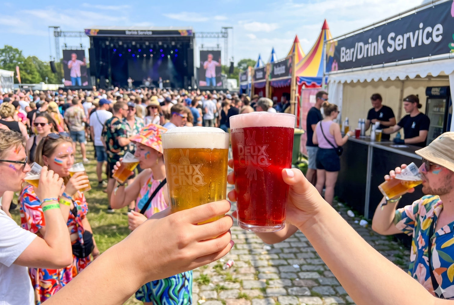 Bière légère festival musique fête responsable