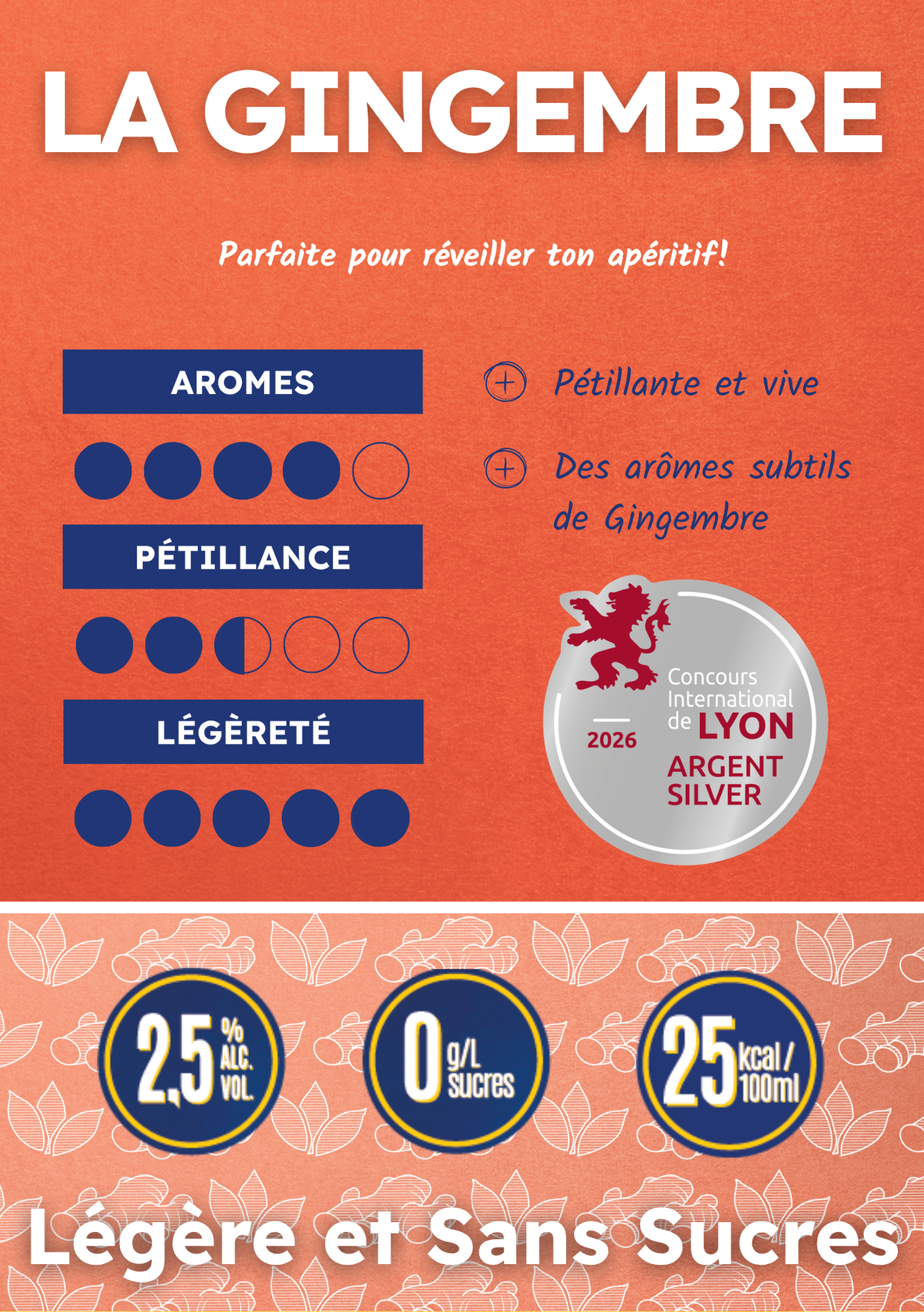 La Gingembre Légère (6 x 33cL)