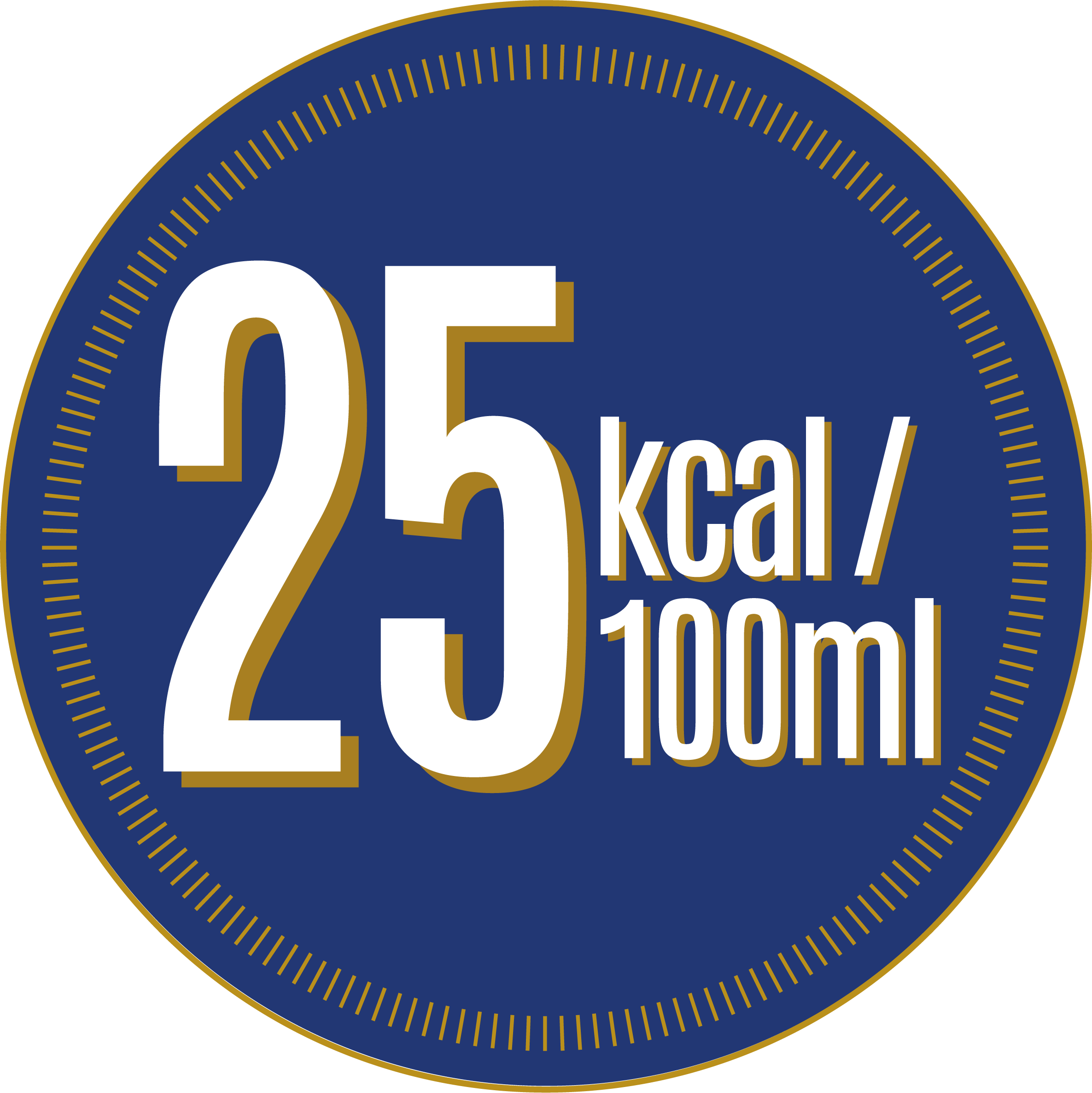 deux cinq calories badge