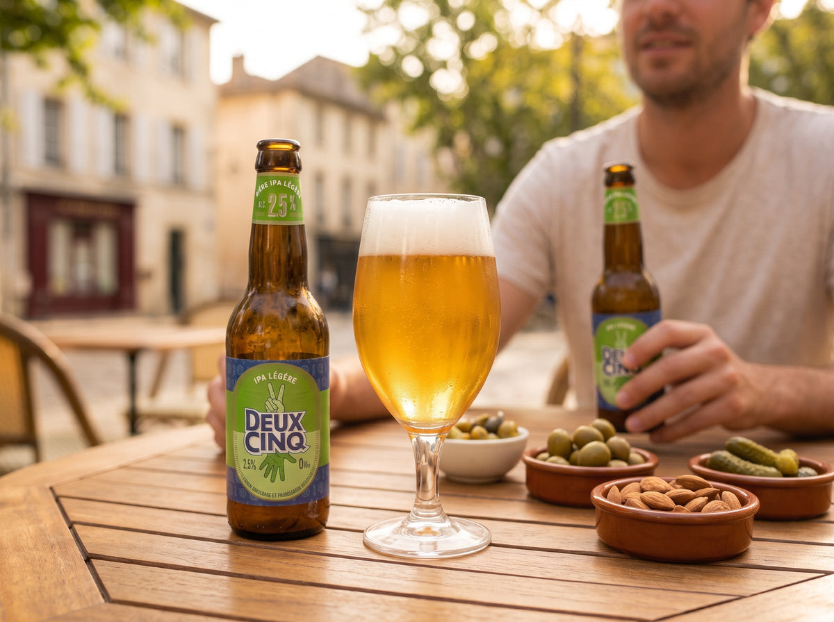 Bière sans sucres IPA apéritif