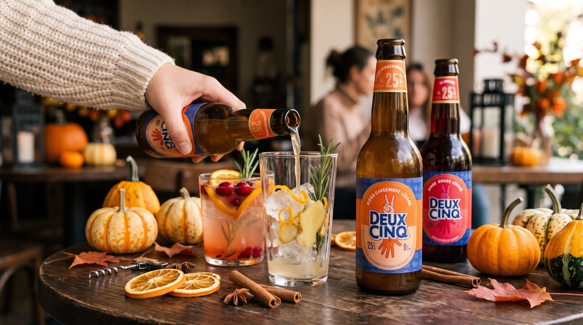 bière gingembre rouge Halloween cocktails