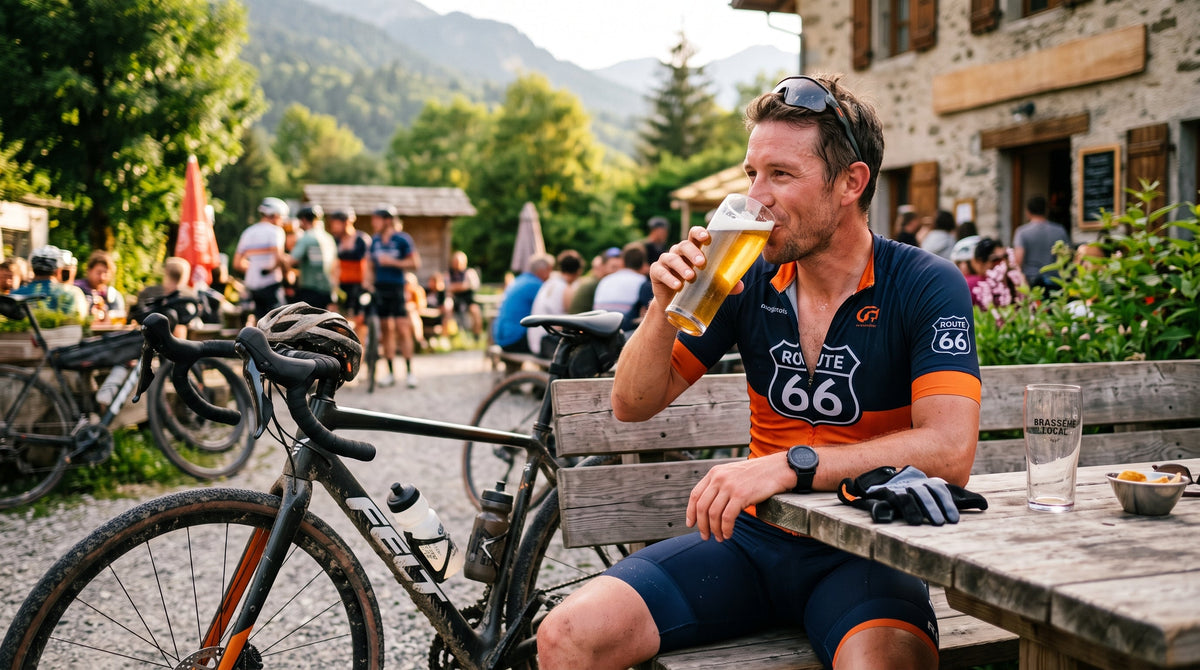 bière fraiche apres effort velo