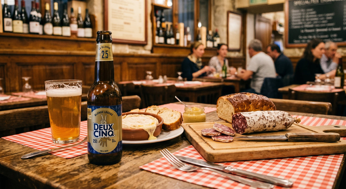 Bière saucisson restaurant lyon