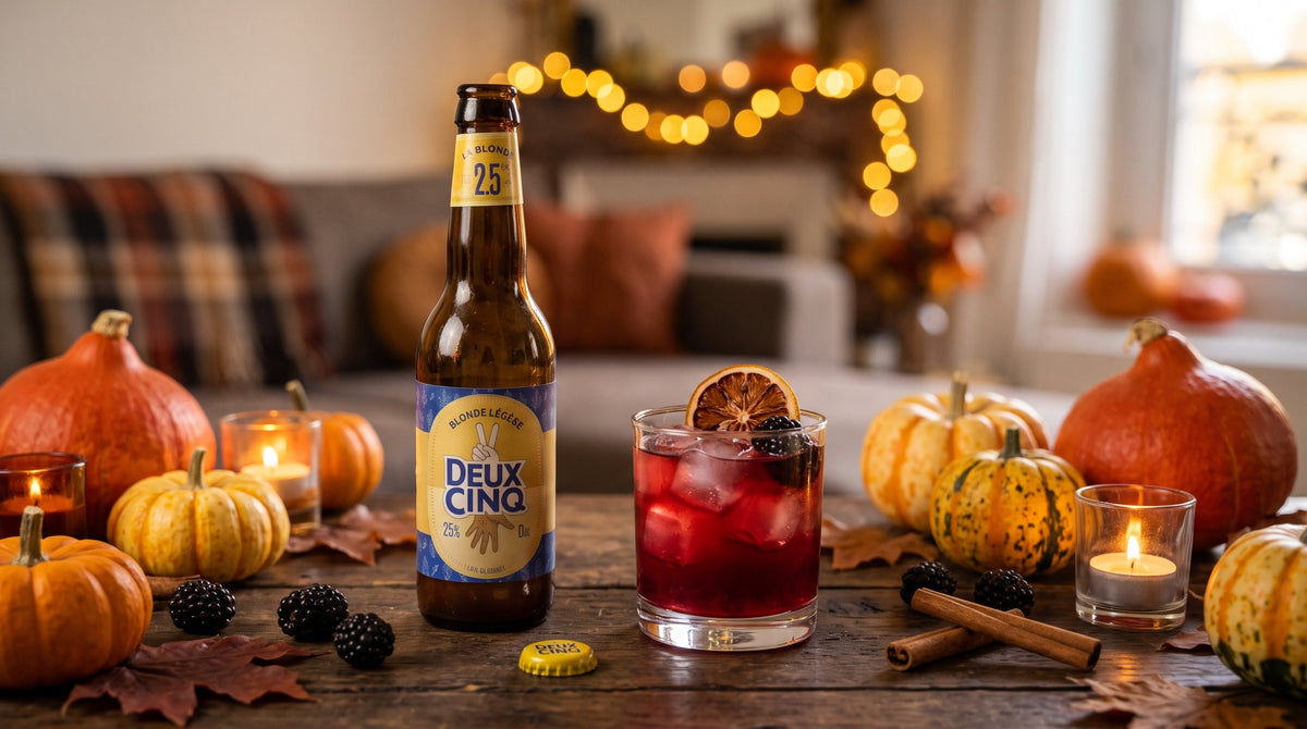 Le cocktail d'Halloween qui pétille sans culpabilité : le frisson léger !