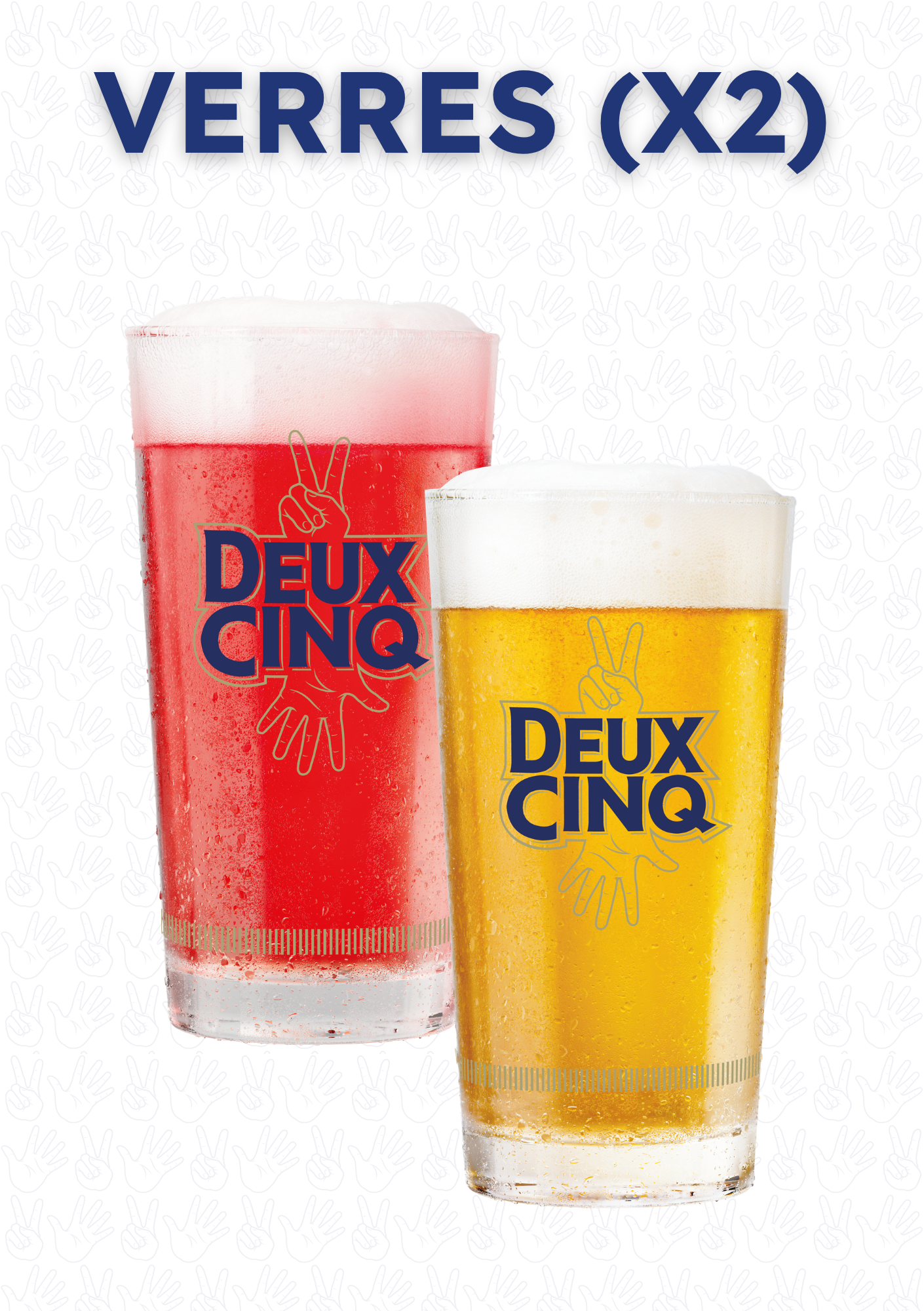 Verres Deux Cinq - 2 x 25cL